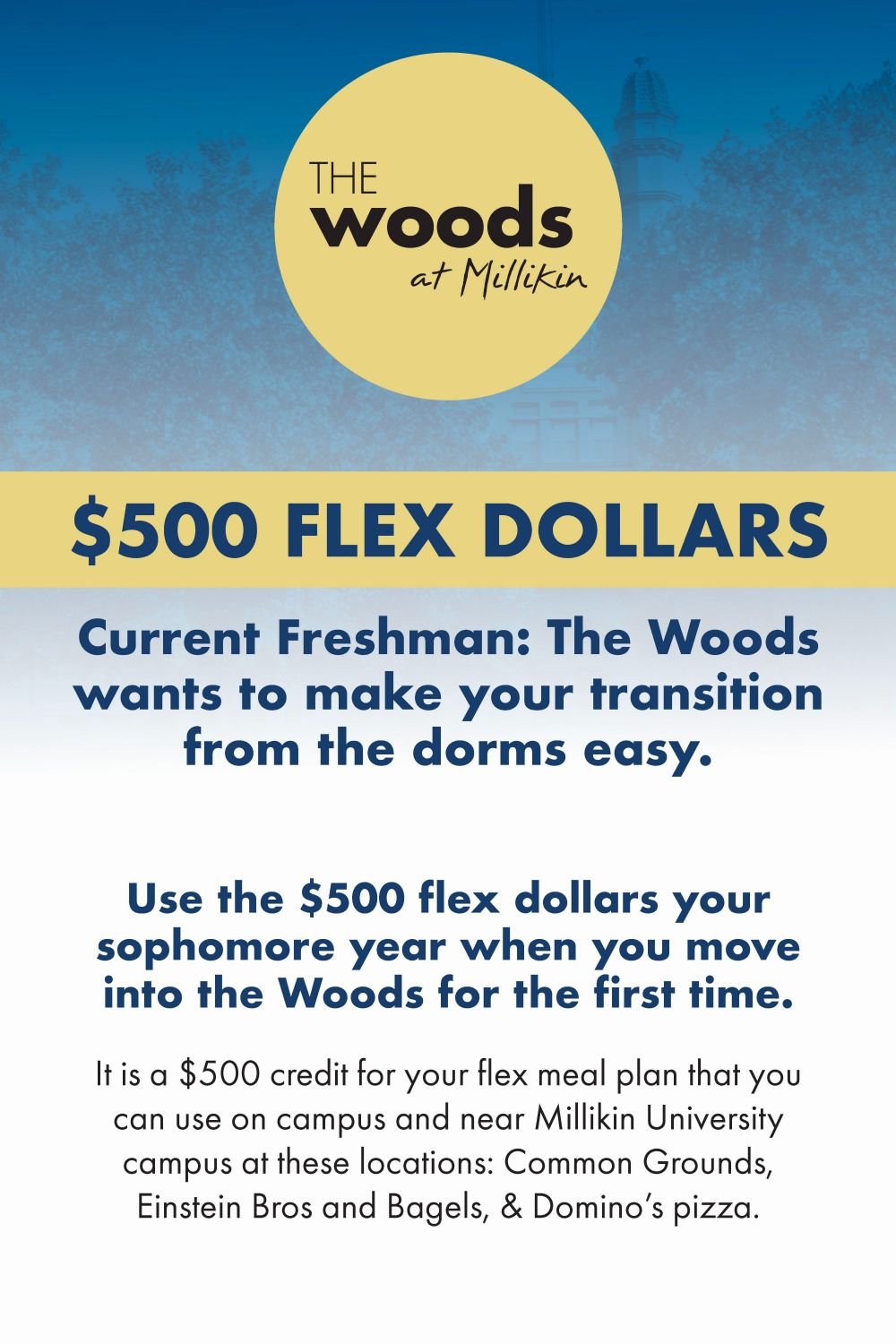 The Woods - Flex Plan Flyer